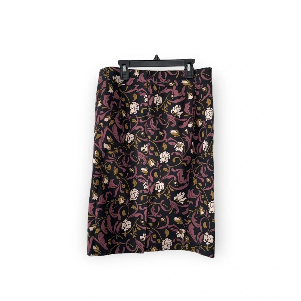 LOFT floral skirt
